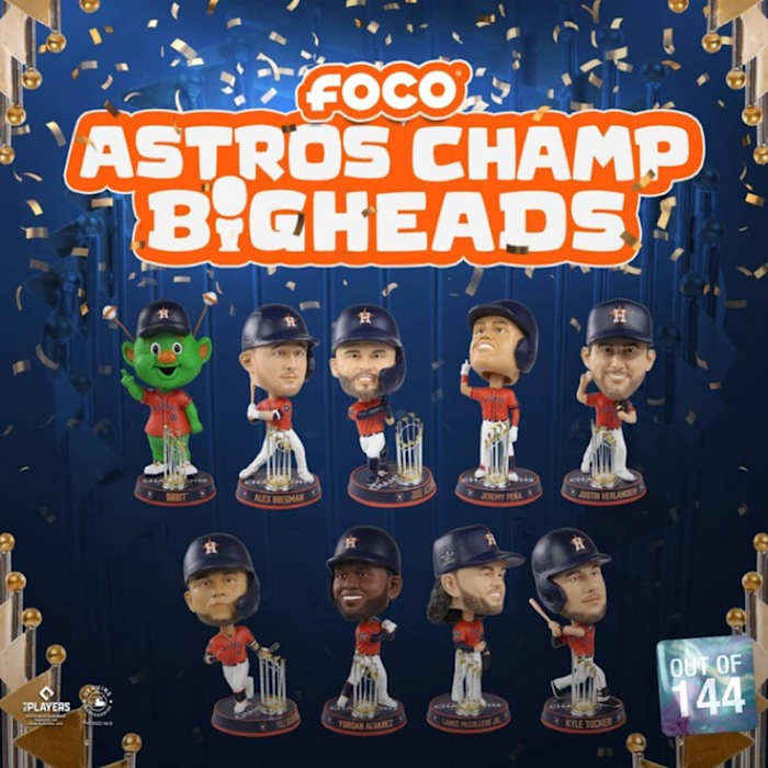 Houston Astros 2022 World Series Bigheads Collection